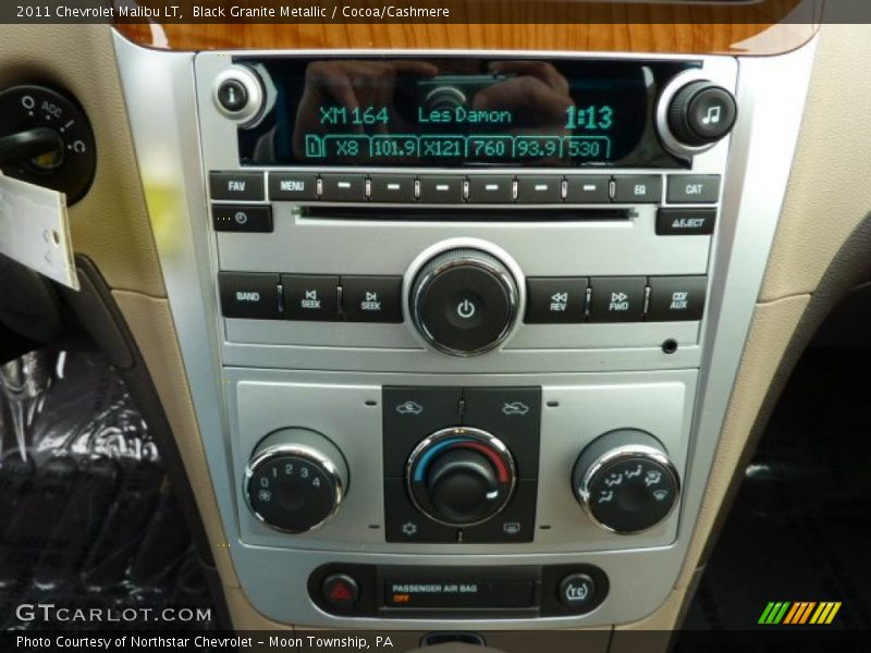 Black Granite Metallic / Cocoa/Cashmere 2011 Chevrolet Malibu LT