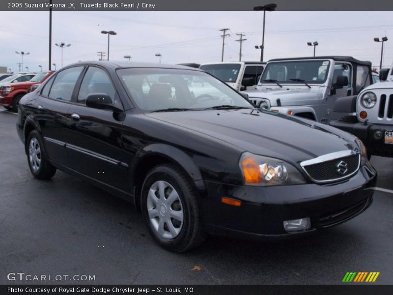 Tuxedo Black Pearl / Gray 2005 Suzuki Verona LX