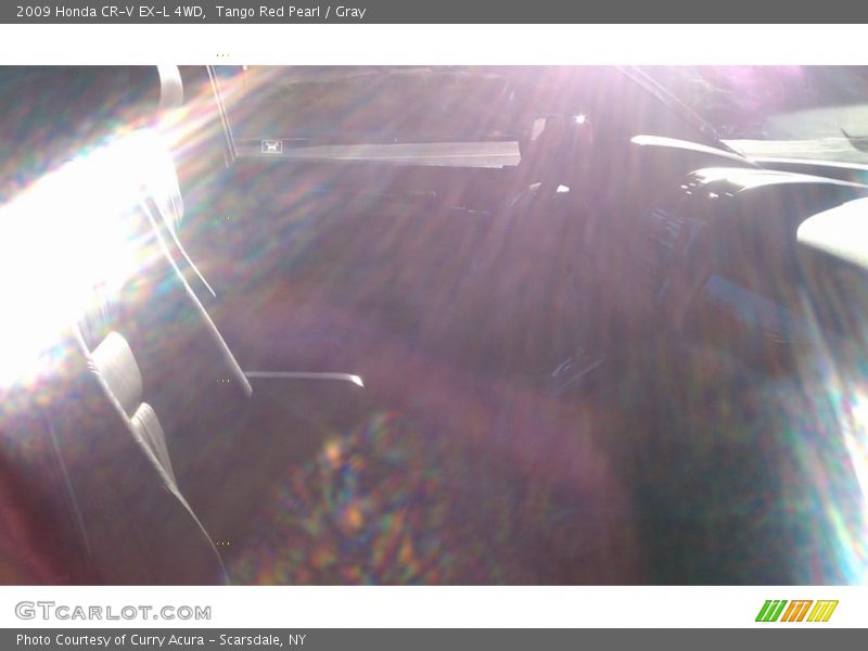 Tango Red Pearl / Gray 2009 Honda CR-V EX-L 4WD
