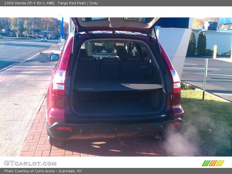 Tango Red Pearl / Gray 2009 Honda CR-V EX-L 4WD