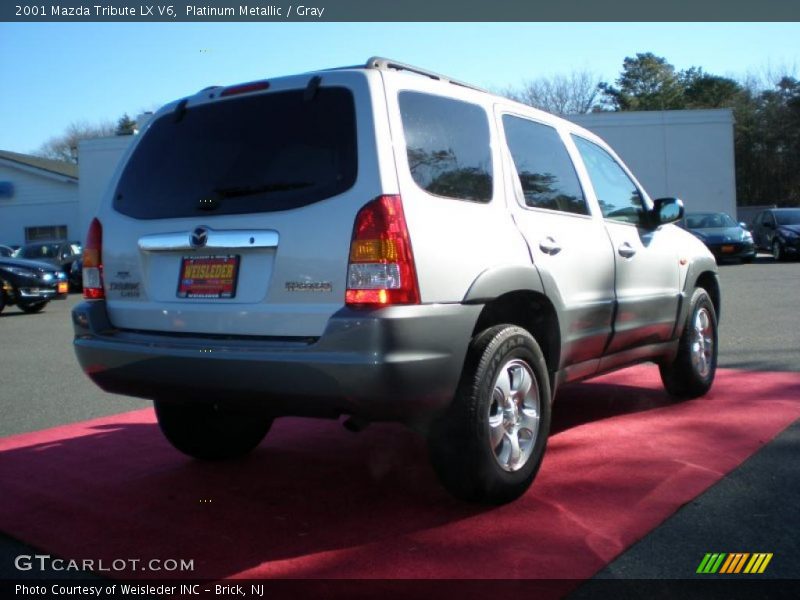 Platinum Metallic / Gray 2001 Mazda Tribute LX V6