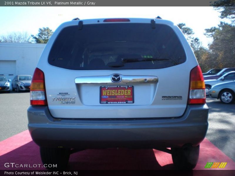 Platinum Metallic / Gray 2001 Mazda Tribute LX V6