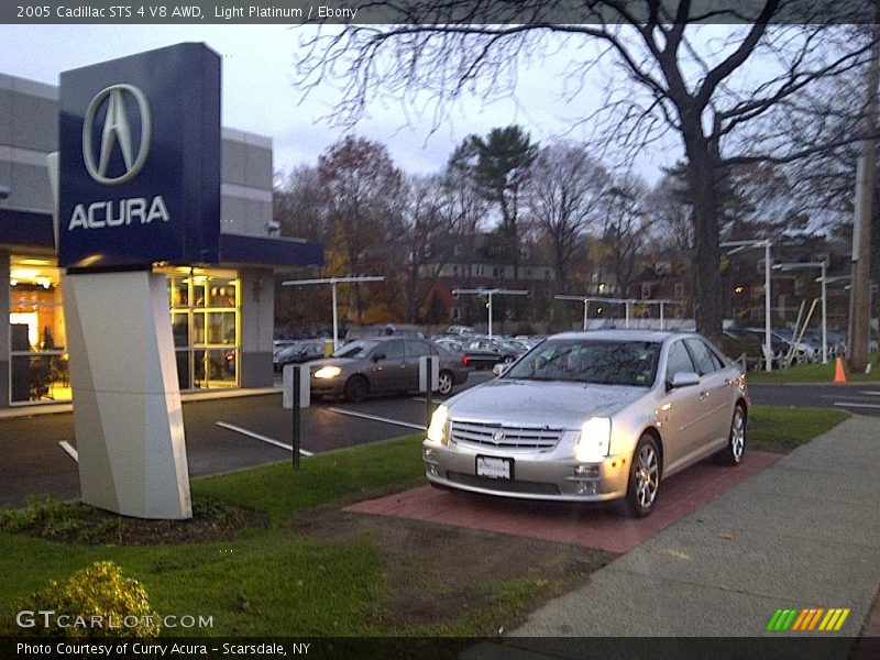 Light Platinum / Ebony 2005 Cadillac STS 4 V8 AWD