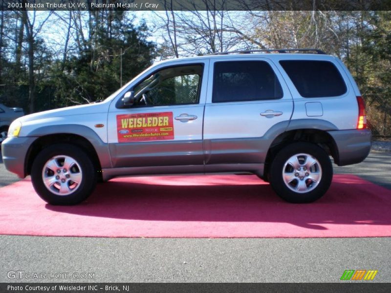 Platinum Metallic / Gray 2001 Mazda Tribute LX V6