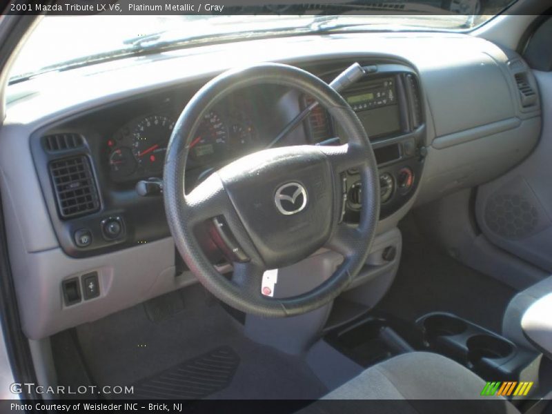 Platinum Metallic / Gray 2001 Mazda Tribute LX V6