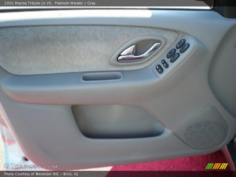 Platinum Metallic / Gray 2001 Mazda Tribute LX V6