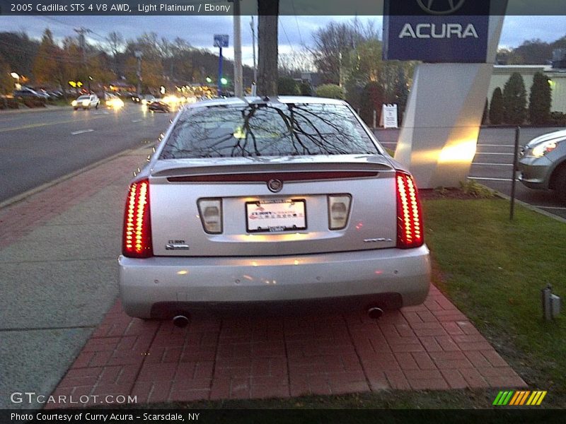 Light Platinum / Ebony 2005 Cadillac STS 4 V8 AWD