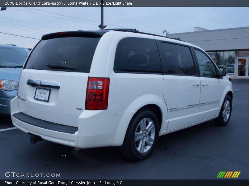 Stone White / Dark Slate/Light Shale 2008 Dodge Grand Caravan SXT