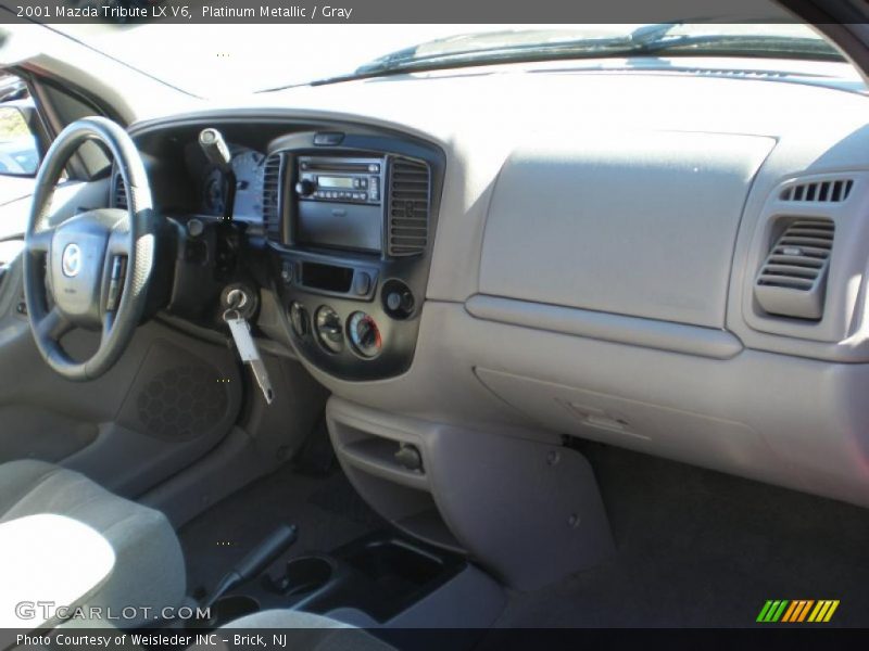 Platinum Metallic / Gray 2001 Mazda Tribute LX V6