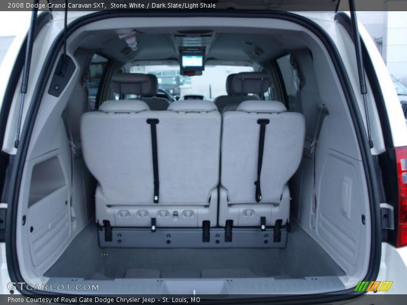 Stone White / Dark Slate/Light Shale 2008 Dodge Grand Caravan SXT