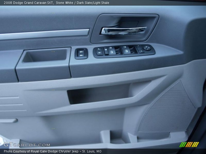 Stone White / Dark Slate/Light Shale 2008 Dodge Grand Caravan SXT