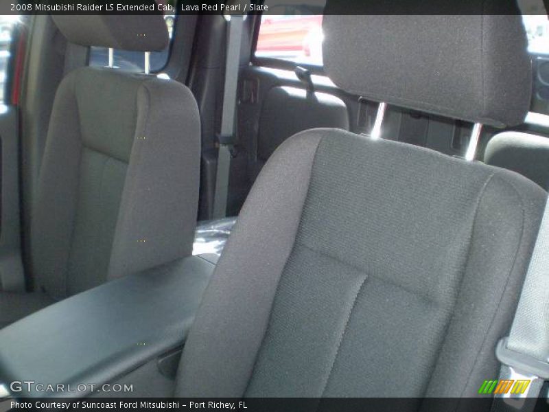Lava Red Pearl / Slate 2008 Mitsubishi Raider LS Extended Cab