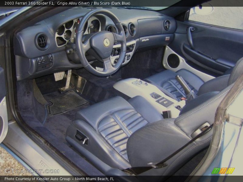 Blu Scuro (Dark Blue) Interior - 2003 360 Spider F1 