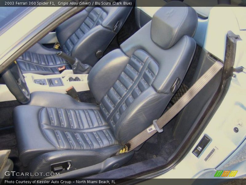 2003 360 Spider F1 Blu Scuro (Dark Blue) Interior