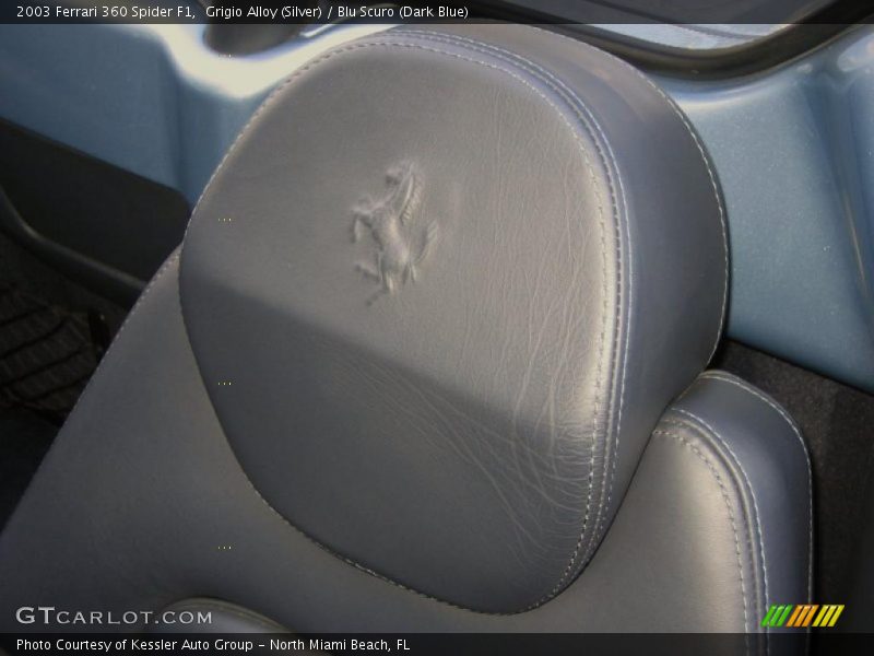  2003 360 Spider F1 Blu Scuro (Dark Blue) Interior