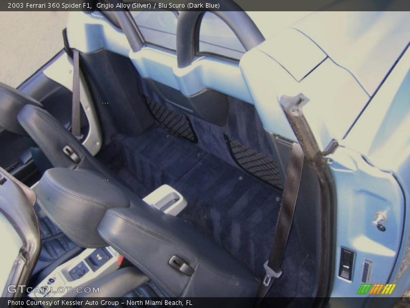 Grigio Alloy (Silver) / Blu Scuro (Dark Blue) 2003 Ferrari 360 Spider F1