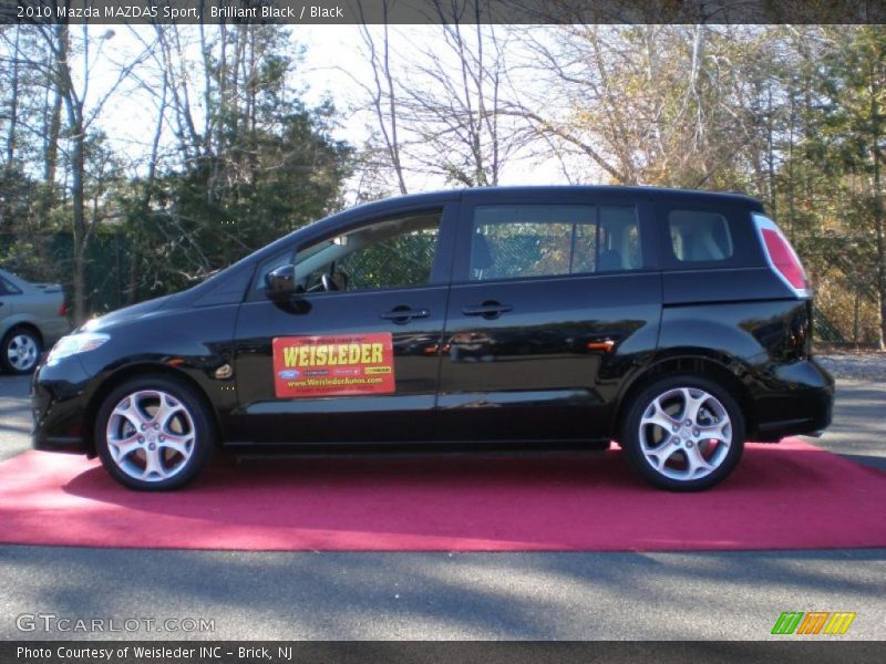 Brilliant Black / Black 2010 Mazda MAZDA5 Sport