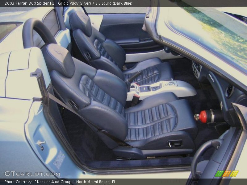  2003 360 Spider F1 Blu Scuro (Dark Blue) Interior