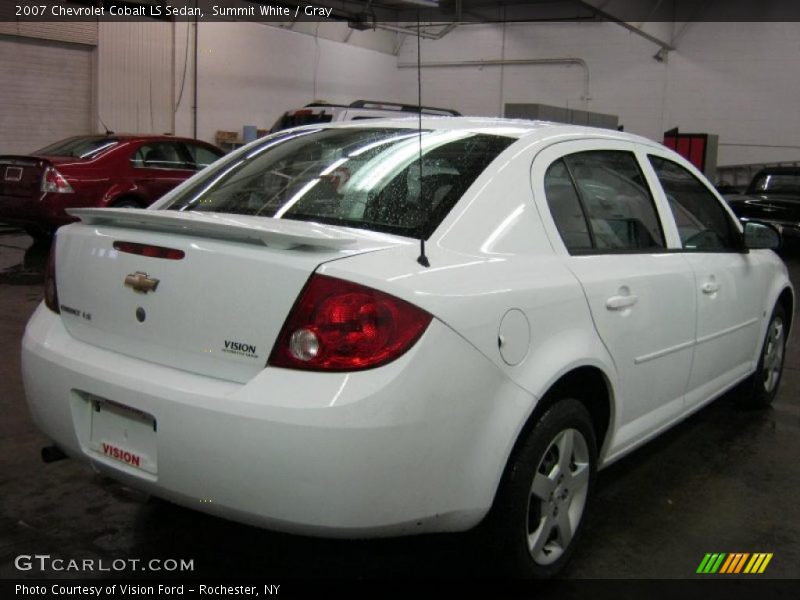 Summit White / Gray 2007 Chevrolet Cobalt LS Sedan