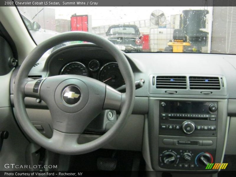 Summit White / Gray 2007 Chevrolet Cobalt LS Sedan