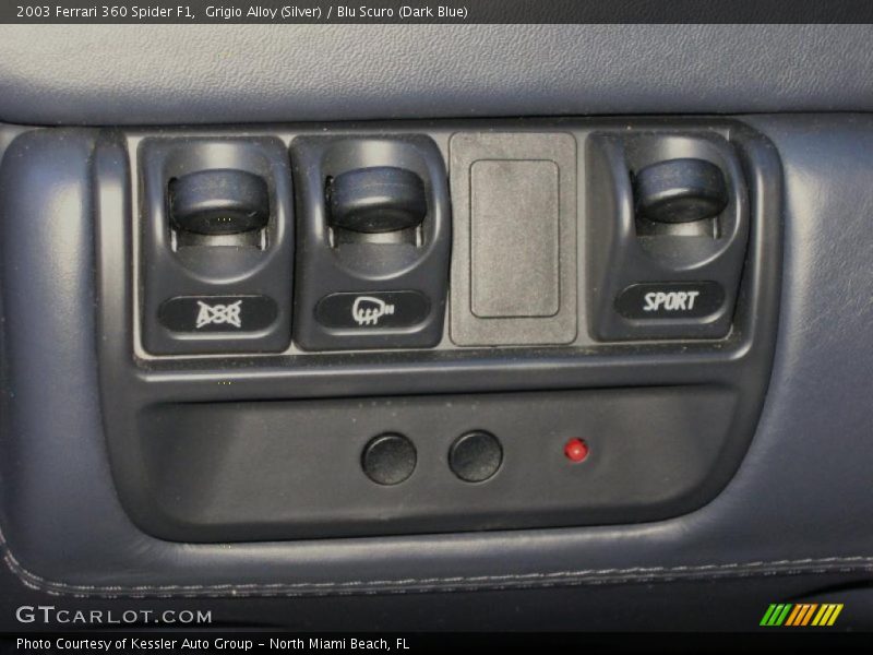 Controls of 2003 360 Spider F1