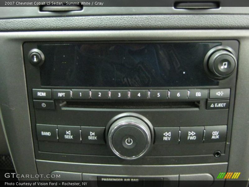 Summit White / Gray 2007 Chevrolet Cobalt LS Sedan