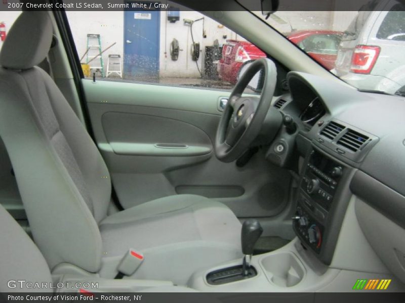 Summit White / Gray 2007 Chevrolet Cobalt LS Sedan