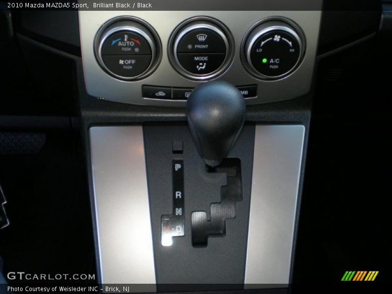  2010 MAZDA5 Sport 5 Speed Sport Automatic Shifter