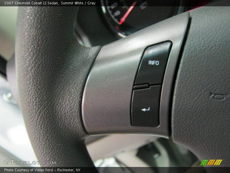 Summit White / Gray 2007 Chevrolet Cobalt LS Sedan