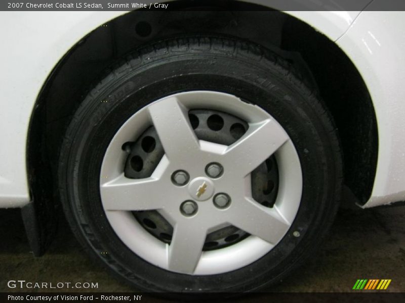 Summit White / Gray 2007 Chevrolet Cobalt LS Sedan