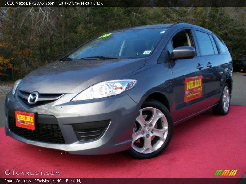 Galaxy Gray Mica / Black 2010 Mazda MAZDA5 Sport