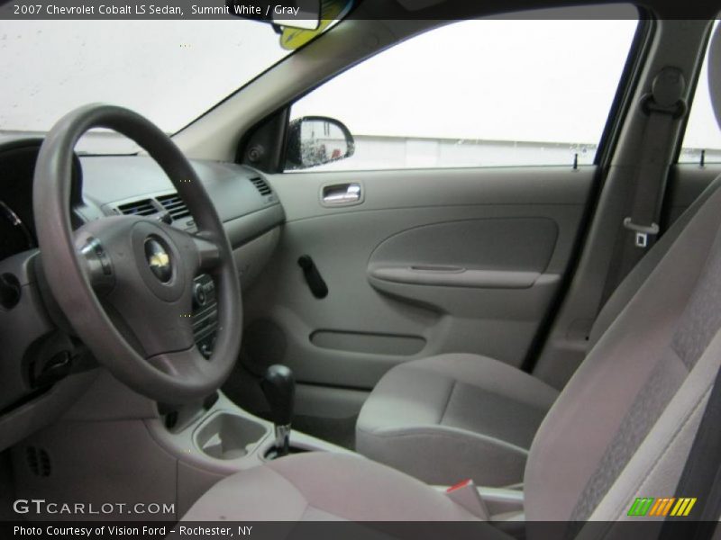Summit White / Gray 2007 Chevrolet Cobalt LS Sedan