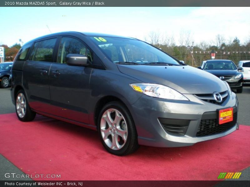Galaxy Gray Mica / Black 2010 Mazda MAZDA5 Sport