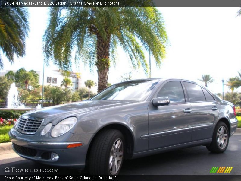 Granite Grey Metallic / Stone 2004 Mercedes-Benz E 320 Sedan