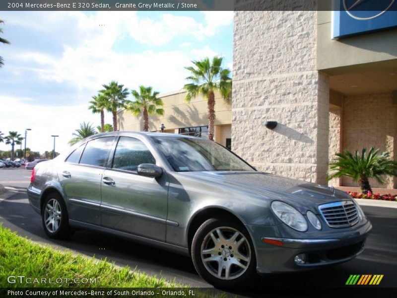 Granite Grey Metallic / Stone 2004 Mercedes-Benz E 320 Sedan