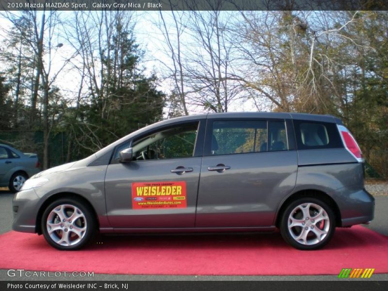 Galaxy Gray Mica / Black 2010 Mazda MAZDA5 Sport