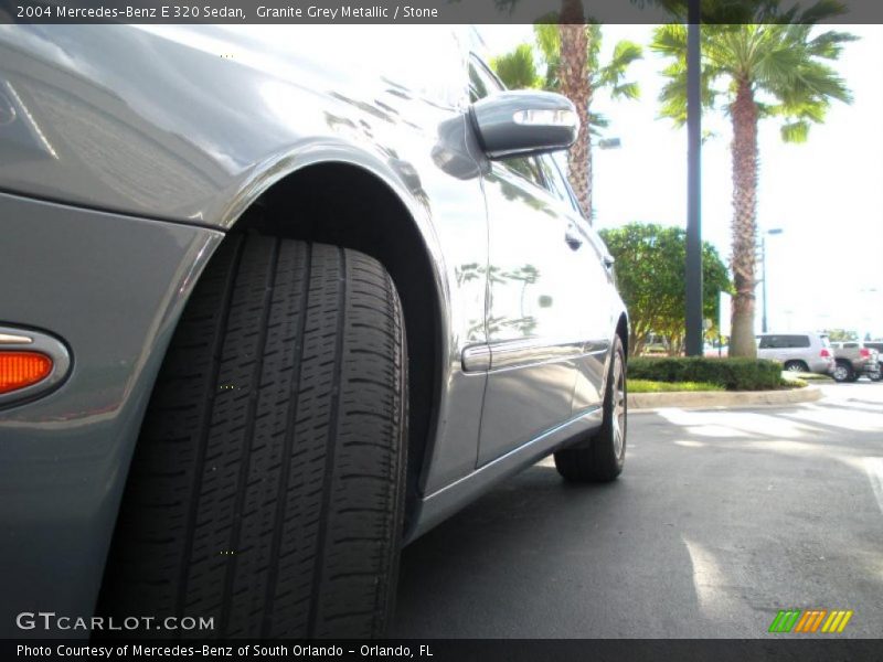 Granite Grey Metallic / Stone 2004 Mercedes-Benz E 320 Sedan