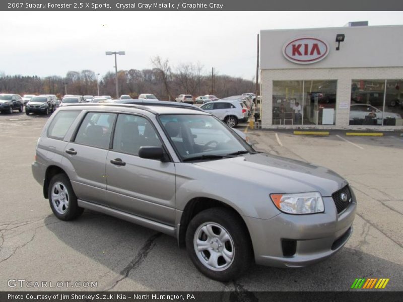 Crystal Gray Metallic / Graphite Gray 2007 Subaru Forester 2.5 X Sports