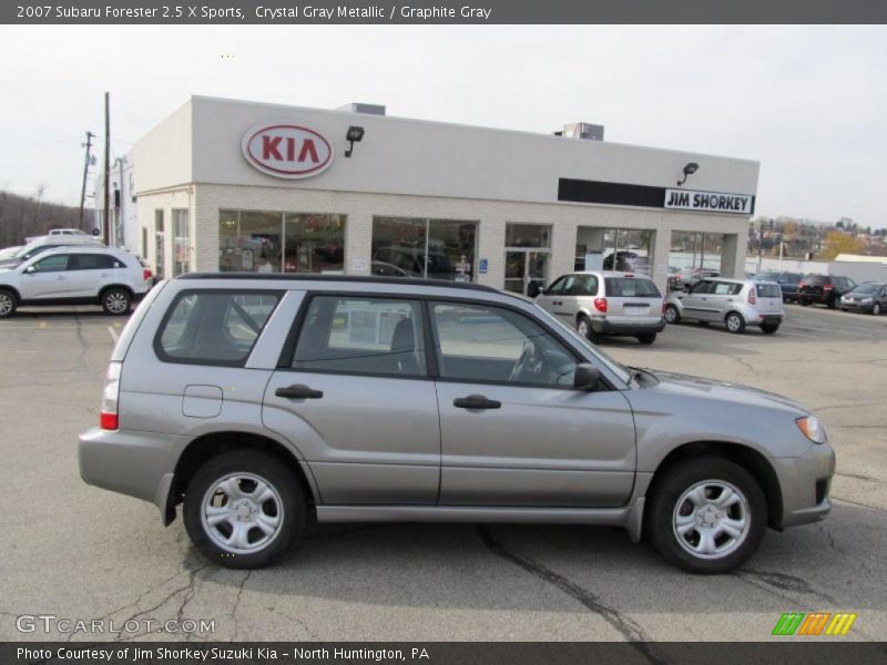 Crystal Gray Metallic / Graphite Gray 2007 Subaru Forester 2.5 X Sports