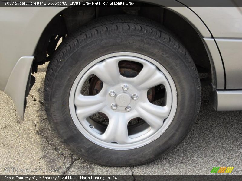 Crystal Gray Metallic / Graphite Gray 2007 Subaru Forester 2.5 X Sports