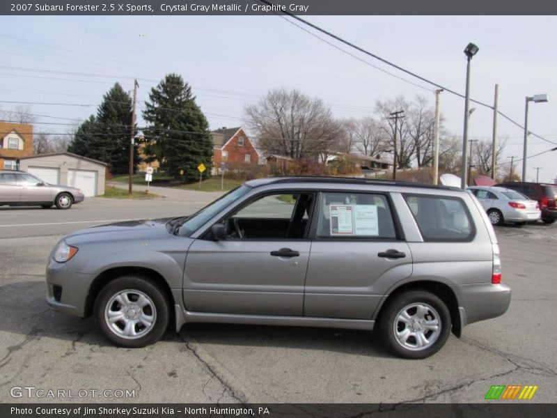 Crystal Gray Metallic / Graphite Gray 2007 Subaru Forester 2.5 X Sports