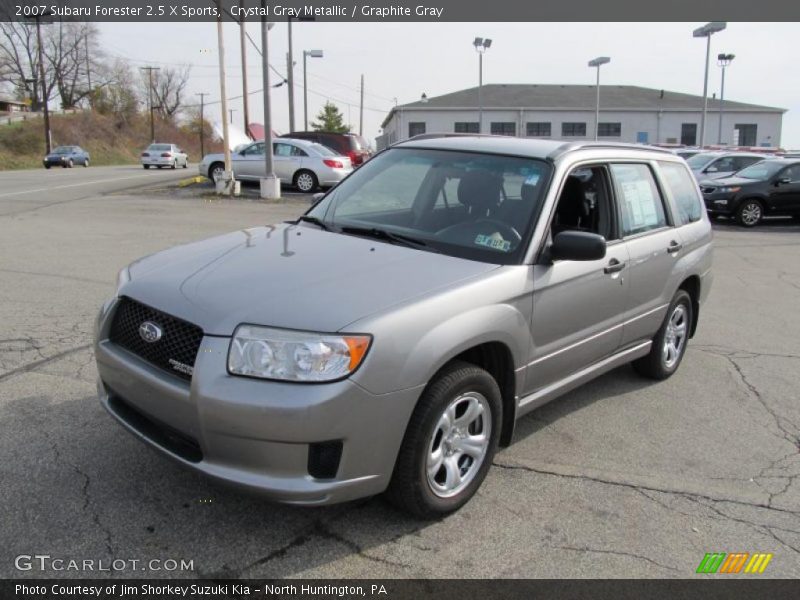 Crystal Gray Metallic / Graphite Gray 2007 Subaru Forester 2.5 X Sports