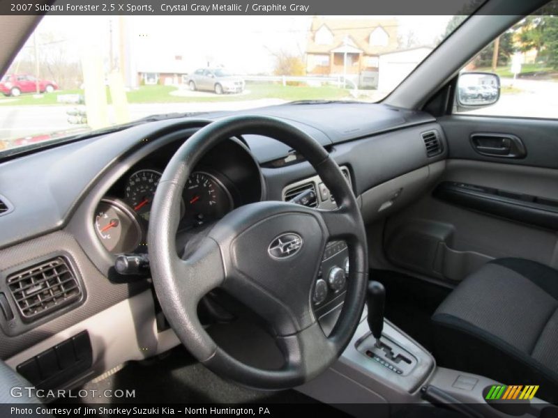 Crystal Gray Metallic / Graphite Gray 2007 Subaru Forester 2.5 X Sports