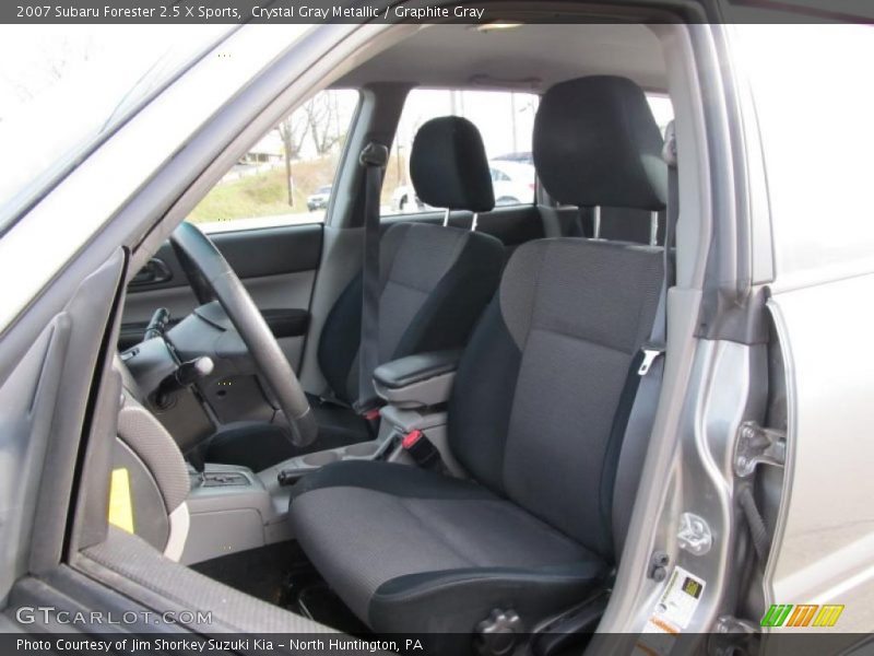 Crystal Gray Metallic / Graphite Gray 2007 Subaru Forester 2.5 X Sports