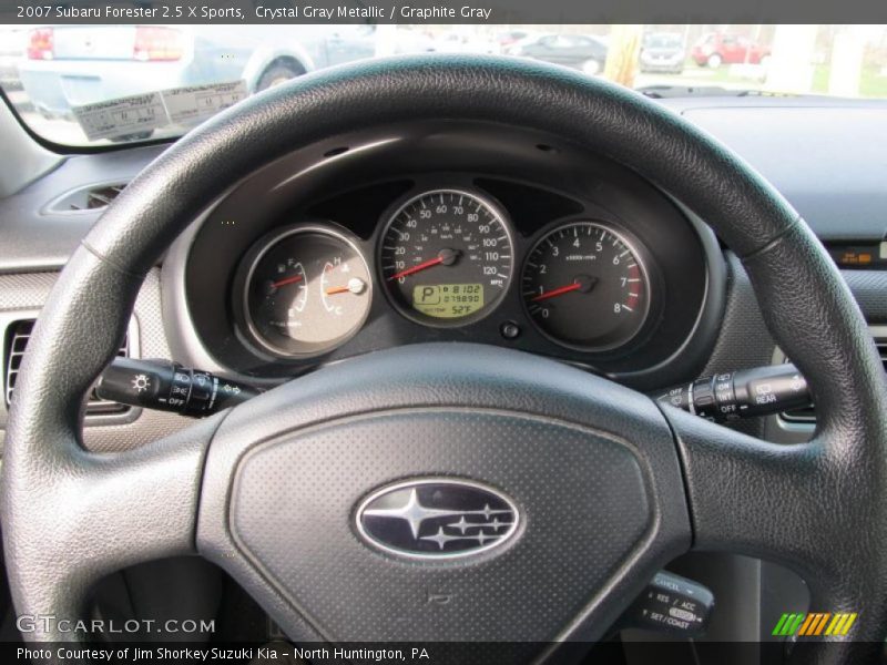 Crystal Gray Metallic / Graphite Gray 2007 Subaru Forester 2.5 X Sports
