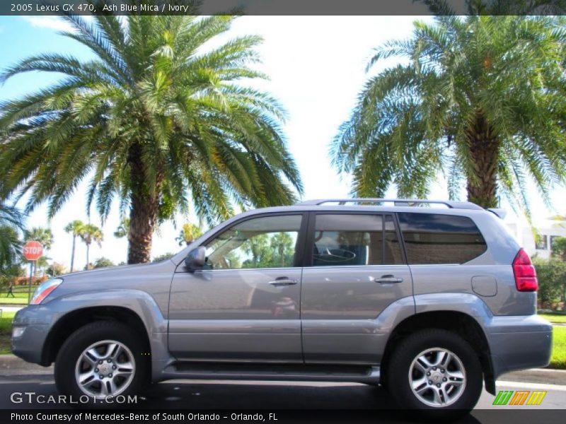 Ash Blue Mica / Ivory 2005 Lexus GX 470
