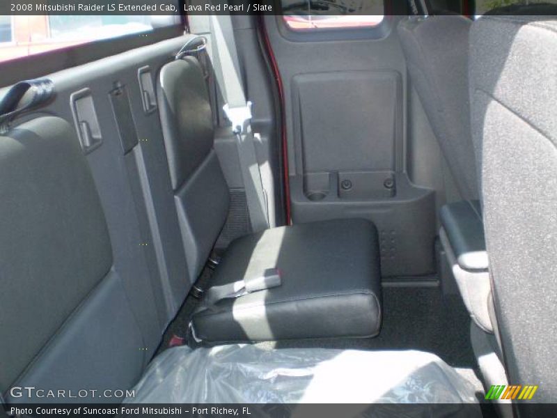 Lava Red Pearl / Slate 2008 Mitsubishi Raider LS Extended Cab