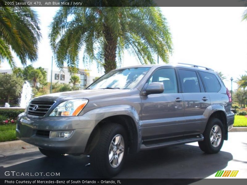 Ash Blue Mica / Ivory 2005 Lexus GX 470