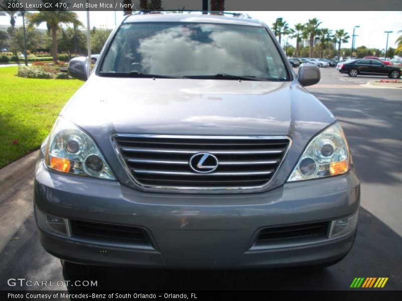 Ash Blue Mica / Ivory 2005 Lexus GX 470