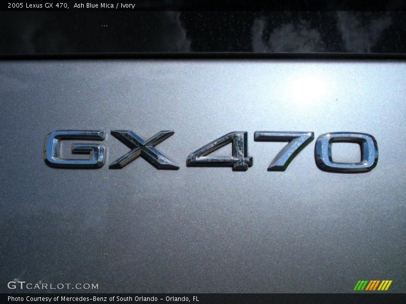 Ash Blue Mica / Ivory 2005 Lexus GX 470